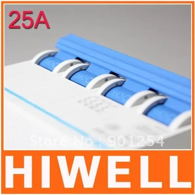 

4P 25A circuit breaker(type C used for illumination protection)100% quality products