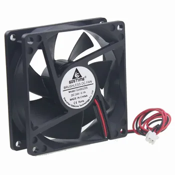 

2 Pieces Gdstime 80x80x25mm DC 24V Brushless Motor Cooler PC CPU VGA Cooling Fan 8cm 80mm x 25mm 8025