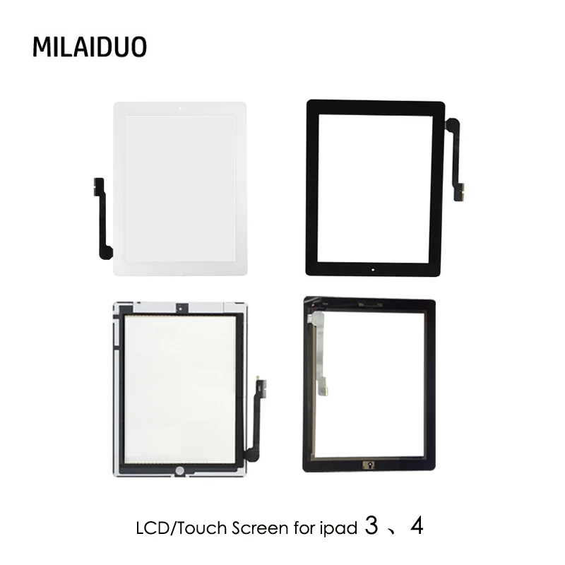 Оригинал/OEM Сенсорный экран для iPad 3 4 A1403 A1416 A1430 A1458 A1459 A1460 спереди Стекло планшета