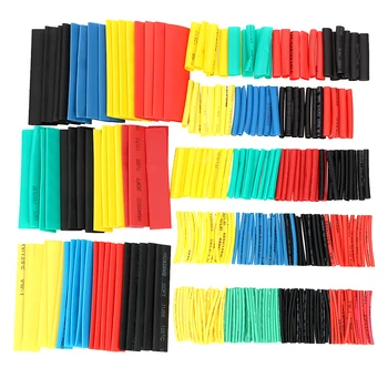 

NICEYARD 328Pcs 8 Size Polyolefin 2:1 Halogen-Free Heat Shrink Tube Wrap Wire Cable Insulated Tube Assortment Sleeving Wrap Tube