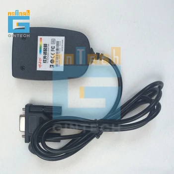

Free shipping IR220 infrared adapter IrDA - RS232 wireless serial Adapter DB9 serial interface support IrDA and RAW-IR BLACK