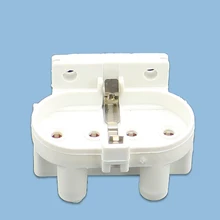 Высокое качество ce vde толщиной 10 шт./лот H трубки лампы держатель 2G11 держатель лампы один ряд 4 контакта 2G11 лампа держатель