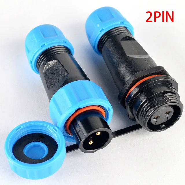 Buy 1PC Waterproof Airline Connector 13mm diameter 1/2