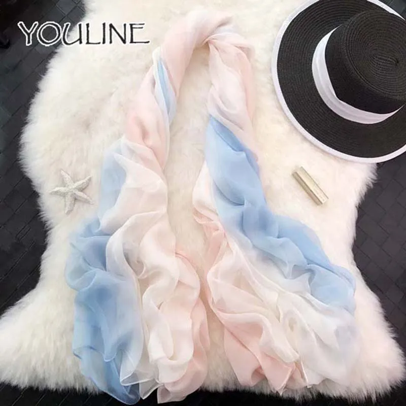

YOULINE Hot 2018 Summer Scarves Women Shawls Wraps Fashion Solid Female Hijab Stoles Pashmina Winter Cashmere Scarves Foulard