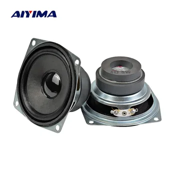 

AIYIMA 2PCS 4 ohm 5W Audio Speaker 3inch 66mm Tweeter Treble Altavoz Square Bluetooth loudSpeaker DIY Home Theater Sound System