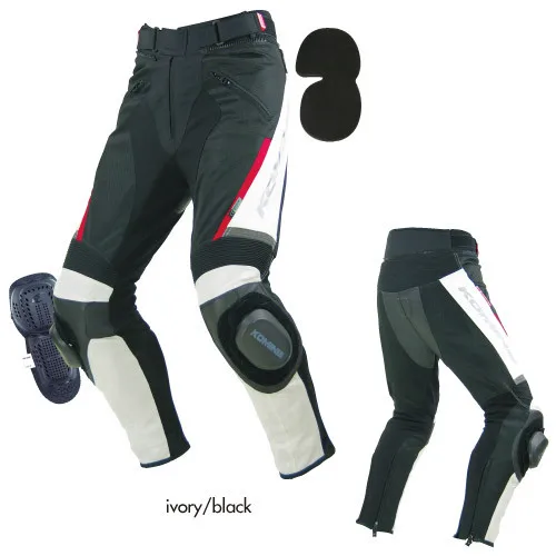 Cheap FREE SHIPPING Komine pk-717 summer mesh genuine leather automobile race pants motorcycle ride pants