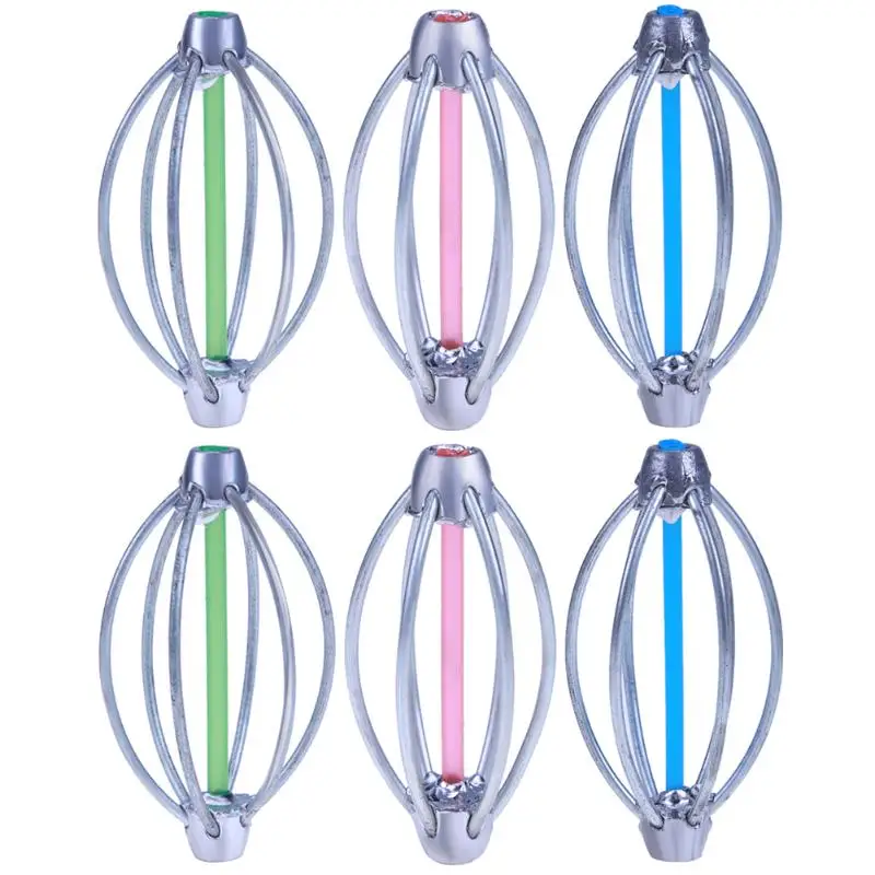 

2Pcs/lot Lead Fishing Lures Cage Bait Holder Pallets For Explosion Hooks Feeder Carp Feeder Fishing Tackle Accessories Bait Cage