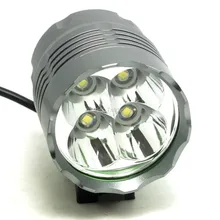 6000 люмен xm-l 4* T6 светодиодные велосипед Велосипедный Спорт спереди головной свет фар фонарик налобный фонарь 3-Режим Открытый велоспорт