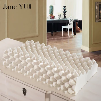 

JaneYU Thailand Natural Latex Bedding Bedroom Pillow Cervical Orthopedic Natural Foam Pillow Neck Health 36x60x10.5/8.5cm