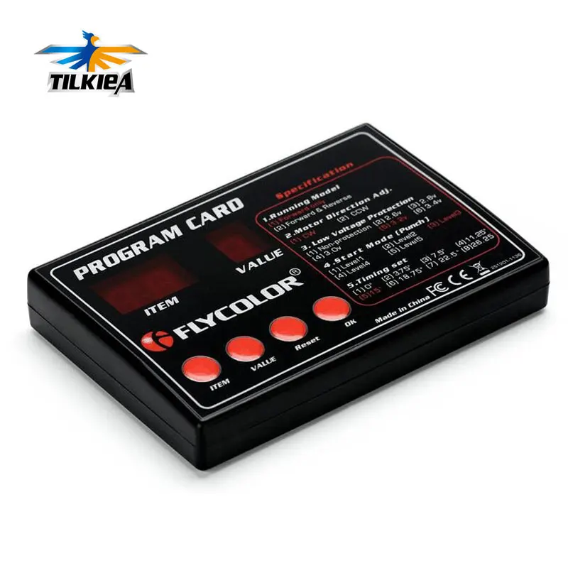 

Rc Boat Flycolor 50 to 150A ESC programming Card