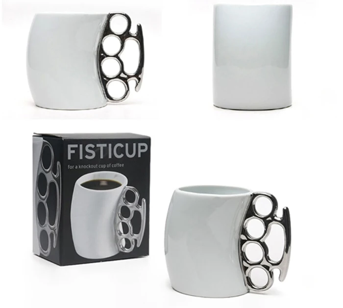 Латунные костяшки большой чашки, лучший подарок, Knuckleduster креативный идеальный дизайнерская кружка
