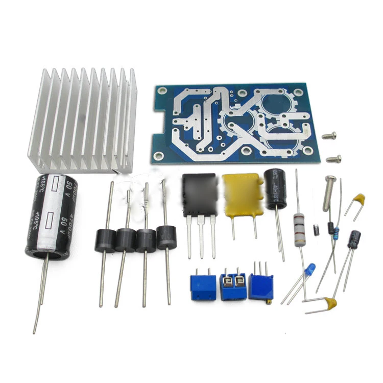 

LT1083 adjustable voltage power supply board, high power 7A, self recovery fuse, radiator module