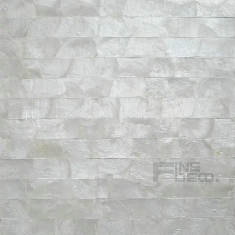 

White colour capiz mother of pearl tile for home decoration MR MP 01