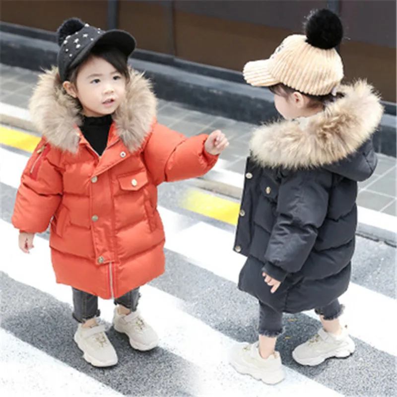 Scsech  Boys Girls Winter Coat Children Parkas Outerwear & Coats Pattern Warm Down Hooded Coat Boys Girls Clothes Jacket S8E05 (3)
