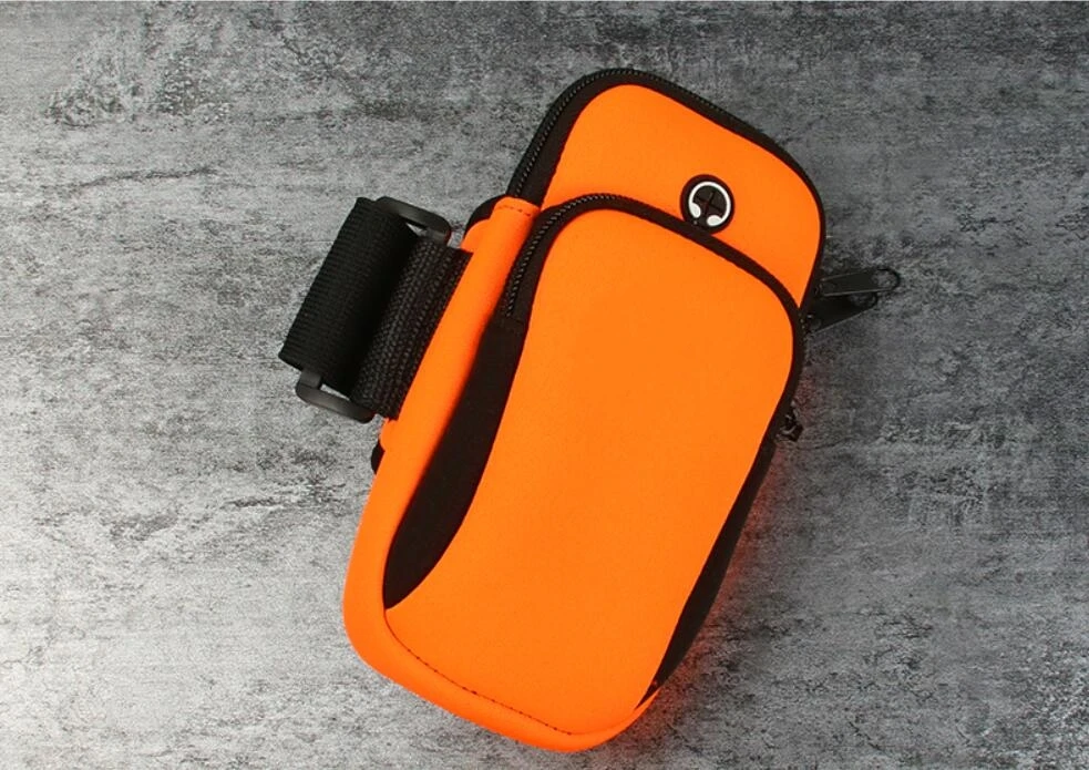 Спортивная повязка для бега сумка чехол для iPhone универсальный смартфон мобильный телефон наушники отверстия Ключи руки сумки для samsung чехол