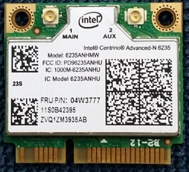 Для intel Centrino Advanced-N 6235 6235AN 6235 ANHMW FRU 04W3777 300 Мбит/с Mini PCI-e Беспроводной bluetooth4.0 карты для IBM