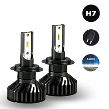 Автомобильные светодиодные фары лампочки H4 H7 H8 H9 H10 H11 9006 72 W фары для 8000LM 6500 K для Противотуманные фары для автомобилей