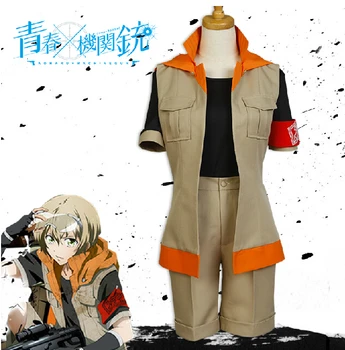 

Aoharu x Machinegun Hotaru Tachibana Fighting Uniform Cosplay Costume