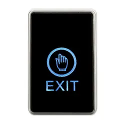 Бесплатная доставка черный цвет двери Кнопка выхода для управления доступом touch дверь выпуска коммутатора