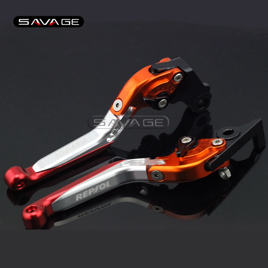

For HONDA CBR250R CBR300R CB300F CBR500R CB500F CB500X CB190R CB190X Motorcycle Folding Extendable Brake Clutch Lever REPSOL