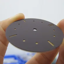 38,9 мм черный кофе Сэндвич Циферблат стерильный fit ETA 6497 часовой механизм