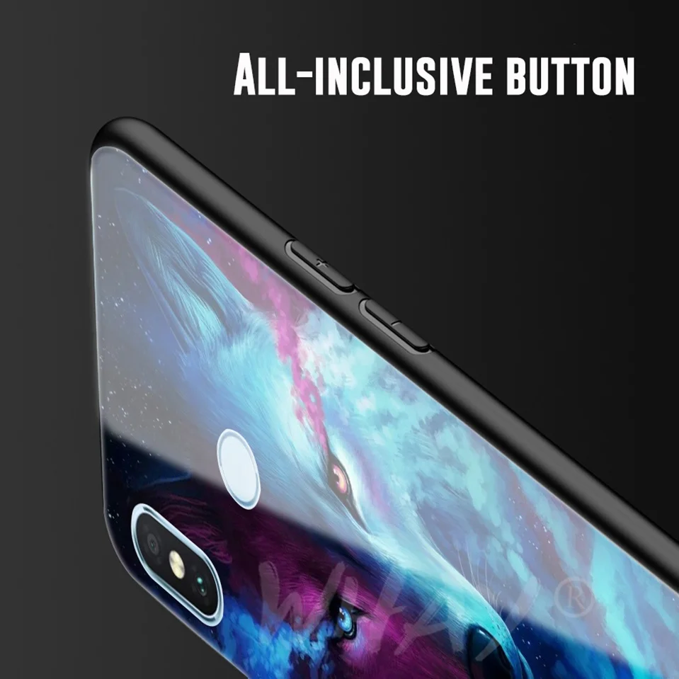 Tempered Glass Case For Xiaomi Redmi Note 5 Pro 4X Coque Silicone Luxury Back Cover Case For Xiomi Xiaomi Mi A1 8 Redmi 5 Plus   (6)