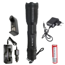 Zoomable font b Led b font font b flashlight b font CREE XML T6 5 Modes