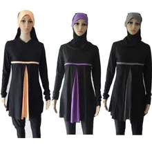 Стиль Мусульманский купальник, абайя, Арабский мусульманский купальный костюм для женщин, Мусульманский купальник