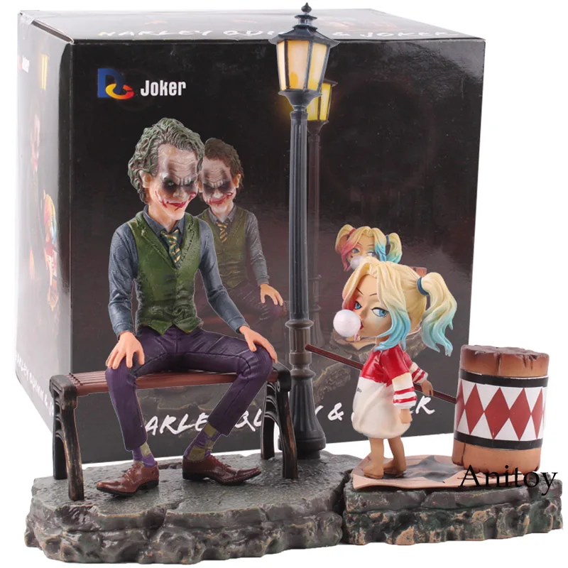 

Joker Suicide Squad Harley Quinn & Joker Action Figure PVC Joker and Harley Doll Collectible Model Toy Set