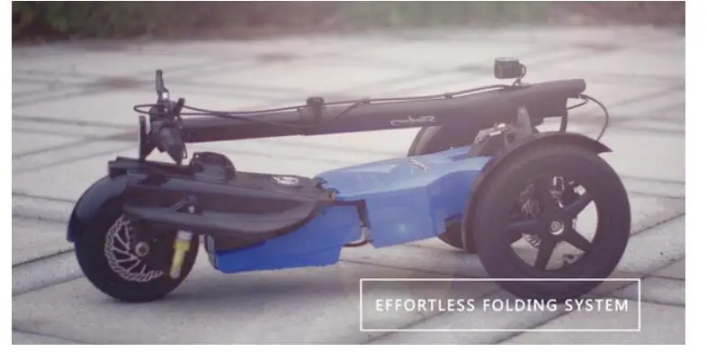 Sale 2018 800W Three wheels Off Road Electric Scooter Folding All terrain Skateboard Foldable E-Scooter with seat Removebale battery 19