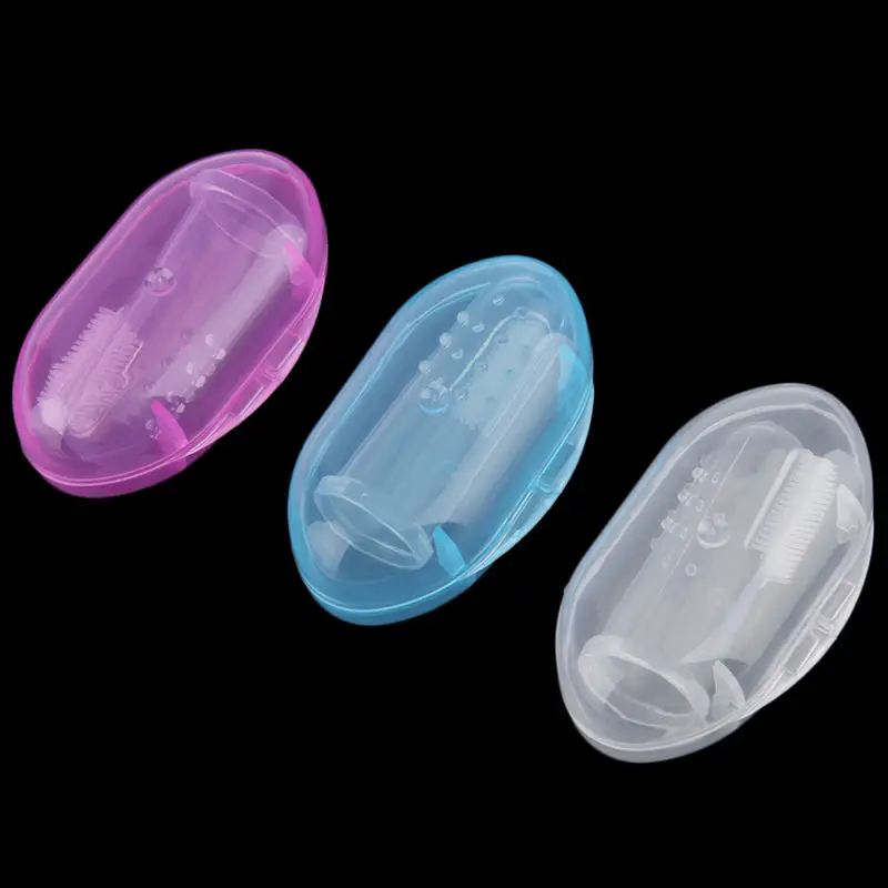 1Pcs Useful healthy Kids Baby Infant Soft Silicone Finger Toothbrush Teeth Rubber Massager Brush 1Pcs Useful healthy Kids Baby Infant Soft Silicone Finger Toothbrush Teeth Rubber Massager Brush