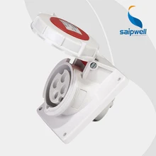 Saipwell Женский Промышленная розетка IP67 16A 400 V разъем для промышленного использования RU/IEC 60309-2 доказательство SP1479