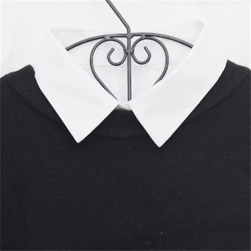 

Sale 1 Pc New Fashion Detachable Collars Blouse False Collar Clothes Shirt Black For Women