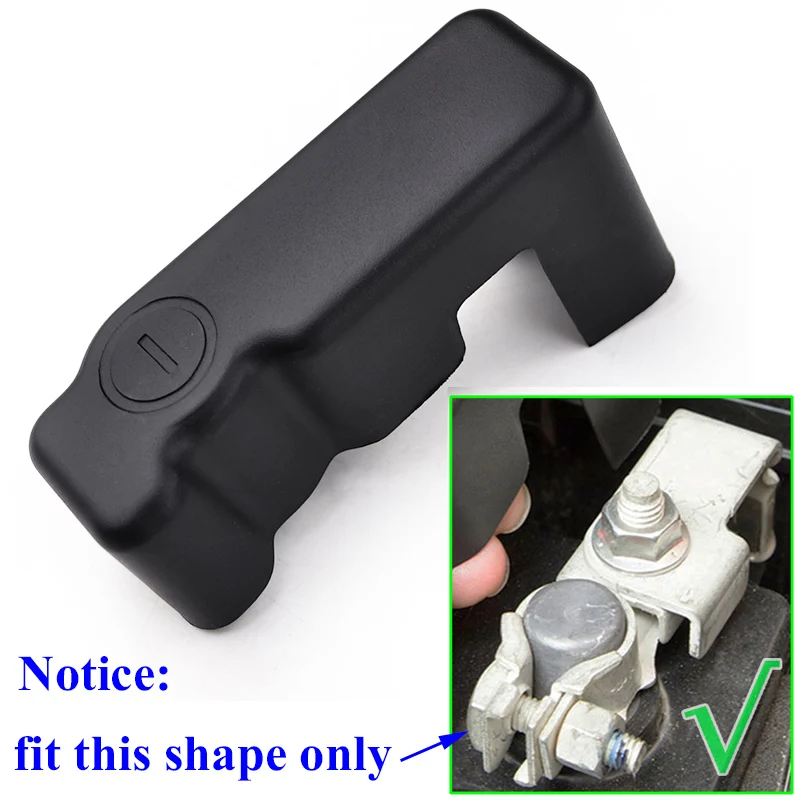 Car Battery Anode Negative Terminal Protection Cover For Toyota FJ Land Cruiser Prado V8 J150 J200 Roraima 2010-2017 Accessories