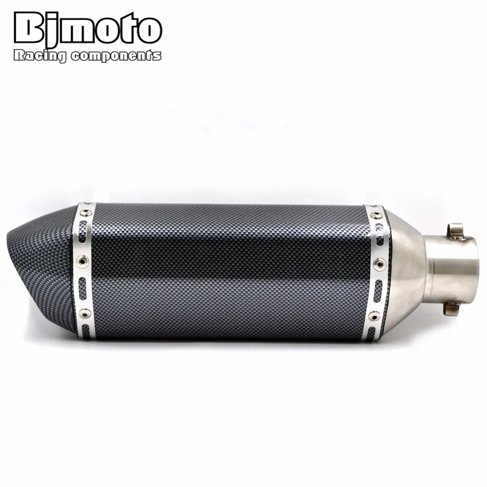 

Universal 36MM-51MM Modified Akrapovic Motorcycle Exhaust Muffler with DB Killer For Yamaha FZ6 YZF R1 R6 R3 MT07 Tmax 500 530