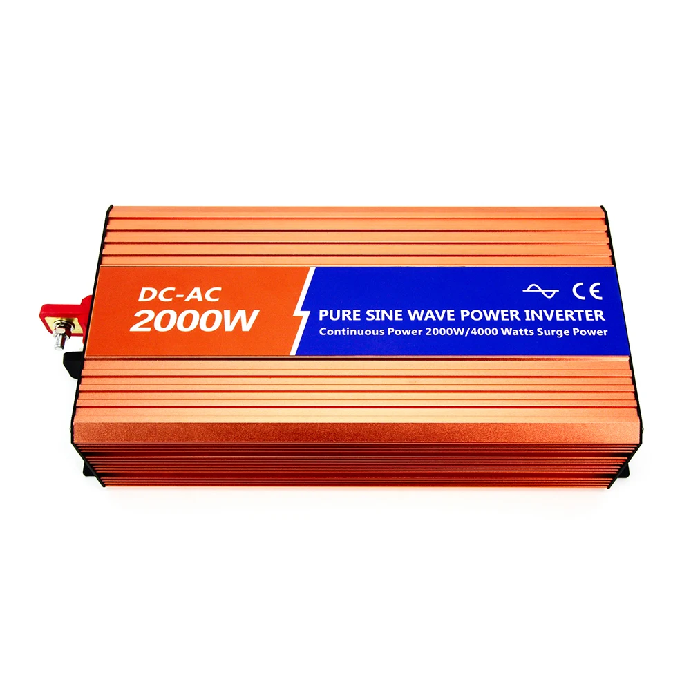 

MAYLAR@ 12VDC 2000W 110V/120V/220V/230VAC 50Hz/60Hz Peak Power 4000W Off-grid Pure Sine Wave Solar Inverter or Wind Inverter