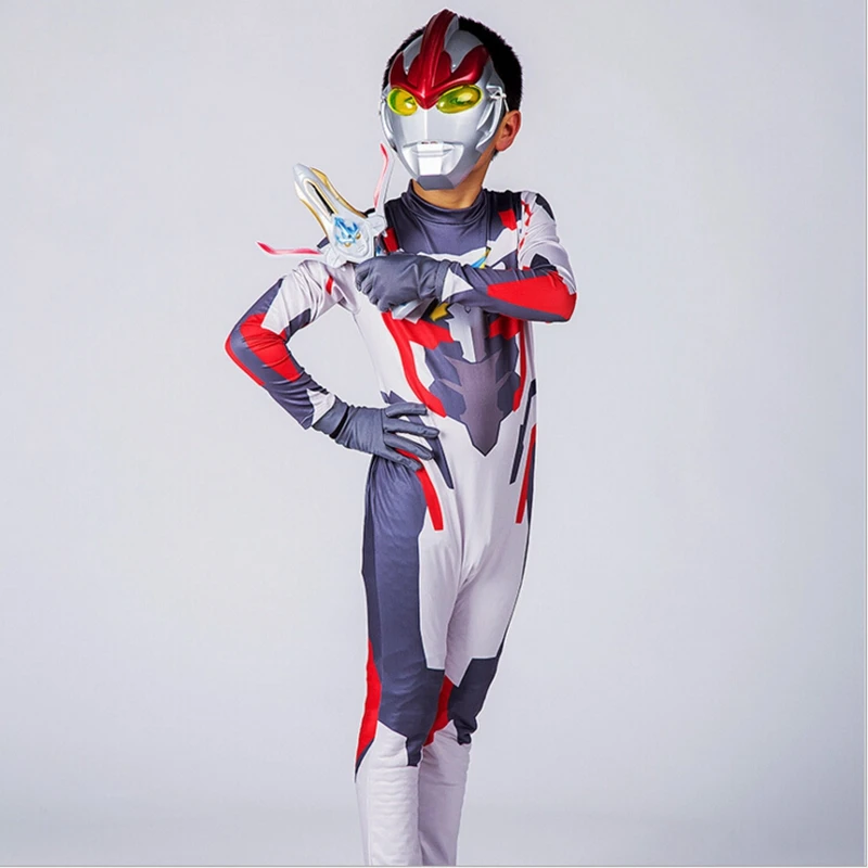 Boys Ultraman Costumes Kids Cosplay Children's Halloween Game Uniforms