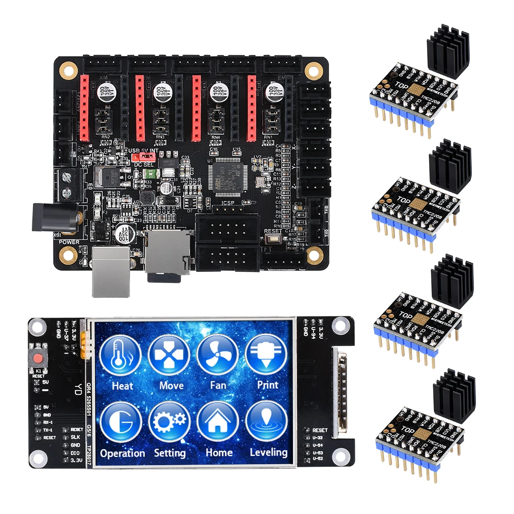 Материнская плата BIGTREETECH SKR MiNi V1.1 32 битная материнская с двойной осью Z TMC2208 TMC2130 TFT 2