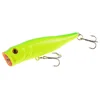 2022 New arrival 1pcs hard popper fishing lures 85mm 13.4g topwater wobblers 6# hooks baits ► Photo 2/6