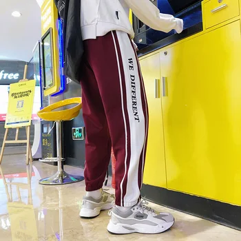 

2018 Spring And Summer New Men's Personality Trousers Pure Color Temperament Cotton Polyester Youth Business Casual Pants Simple