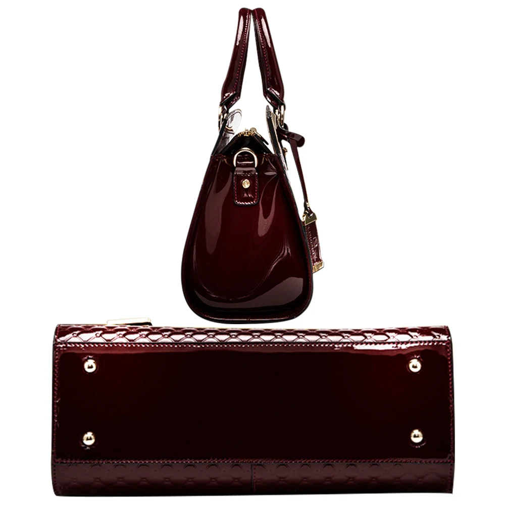  2020 Women Genuine Patent Leather Handbags luxury Shoulder Handbag Ladies Tote bag - 32854829523