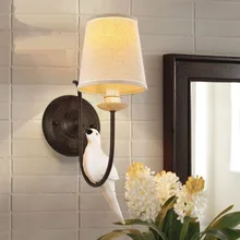 American country birds antique wall lamp sitting room lamps bedroom the head of a bed lamp wall lamp adornment wall light northern wind led lamps wall lamp industry designer clothing store track shoot the lamp to the sitting room corridor