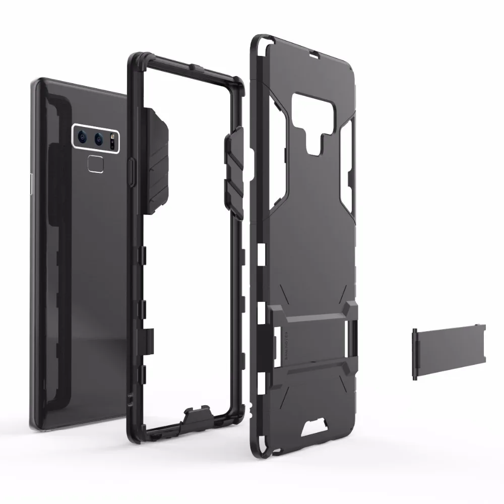 Чехол подставка для Samsung Galaxy Note 9 S10 lite S9 Plus S8 S7 J6 J7 J8 A8 A6 2018 A3 A5 A7 360|Бамперы| |