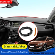 QCBXYYXH автомобиль-Стайлинг резиновые анти-Шум Звукоизолированные пыле приборной панели автомобиля Лобовое стекло щеточное для peugeot 508 2011