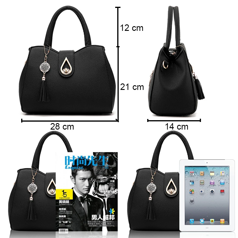 Water Droplets Sequined Messenger Bag Women Tassel Pendant Handbag High Capacity Shell Shoulder Bag Female Brand Designer CQ117