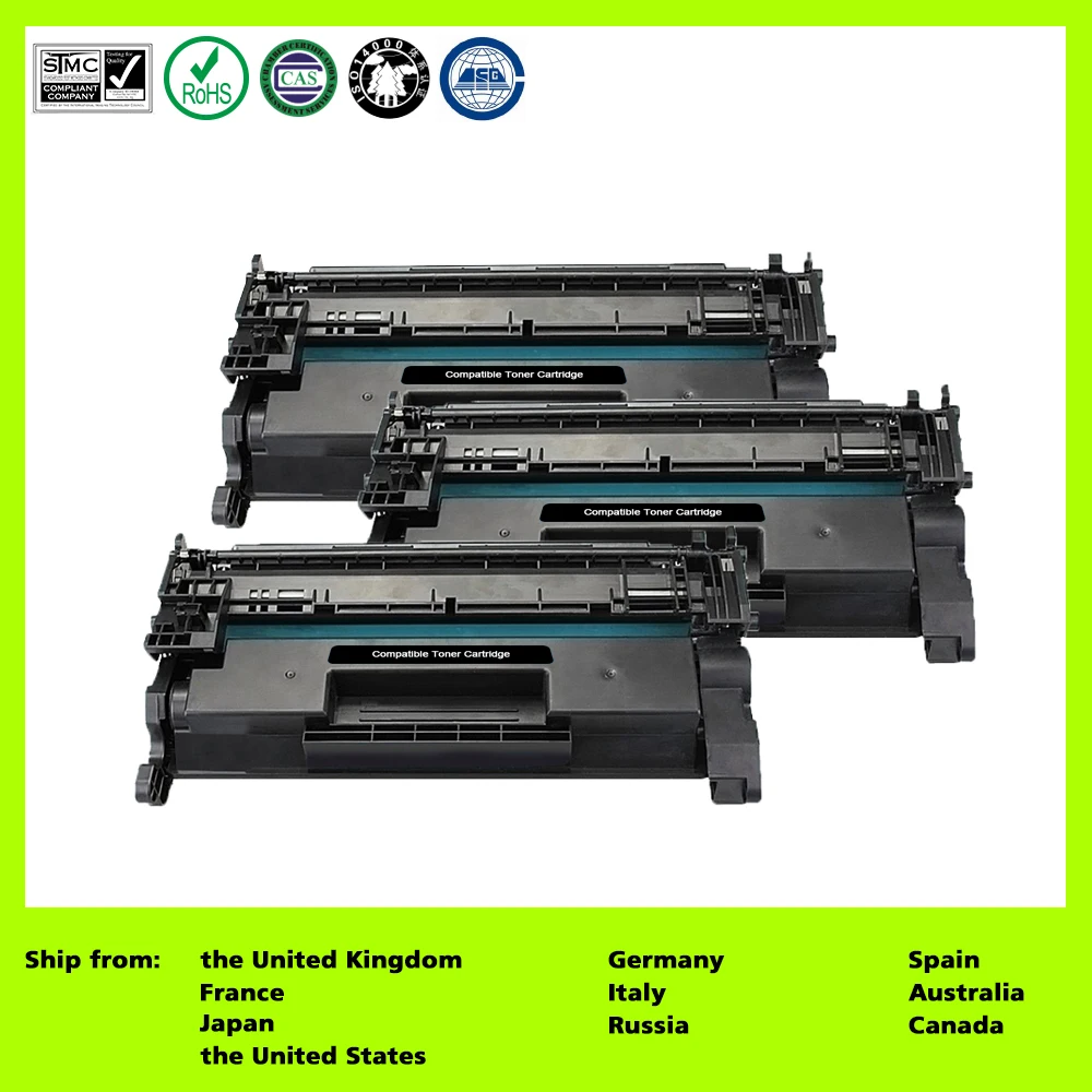 Compatible for 26A CF226A (3 Pack Black ) Toner Cartridge for HP