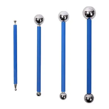 

4-Piece Stainless Steel Styling Tools Tile Beauty Grouting Construction Tools Porcelain Grouting Ball Porcelain Glue Tool Set