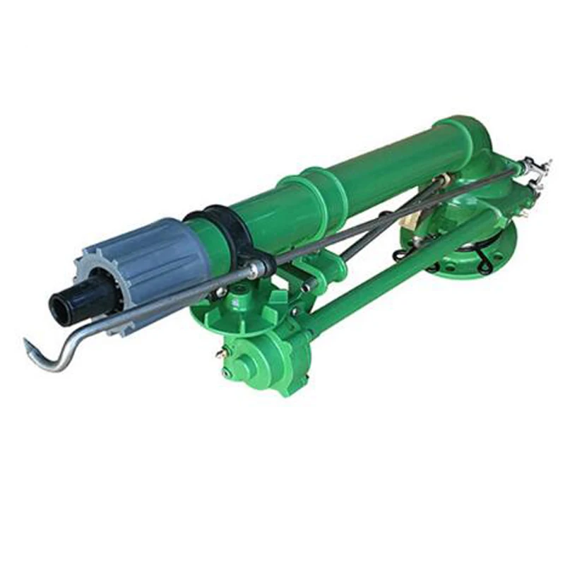 wyj agricultural irrigation equipment swing arm spray gun garden irrigation automatic rotating greening sprinkler Agricultural Sprinkler Irrigation Long Range Gun Irrigation Turbo Vortex Spray Gun Fully Automatic Mechanized Spray Gun PY50