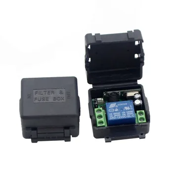 

DC12V 10A 1 Channel Remote Control Switch Wireless Receiver Relay Module for RF 433MHz Remote Garage Lighting Electric Door