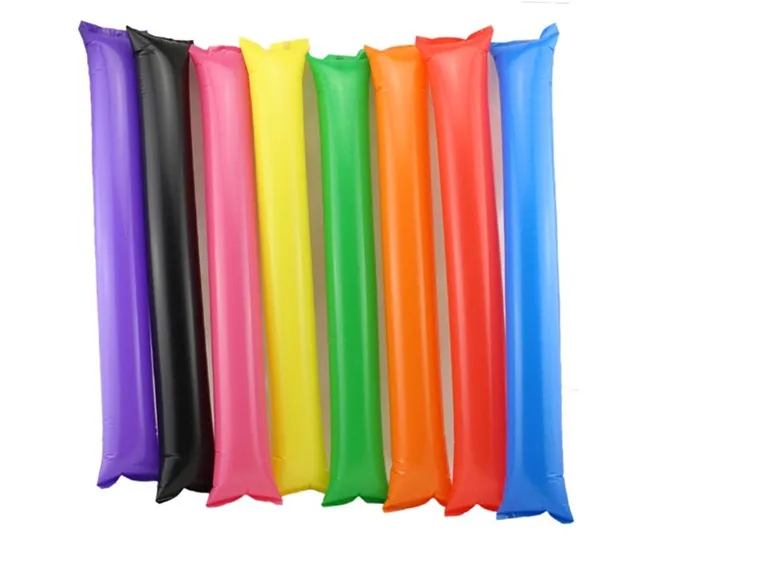 1000pcs Inflatable Cheering Sticks Colorful Long Balloon Cheers Bar for
